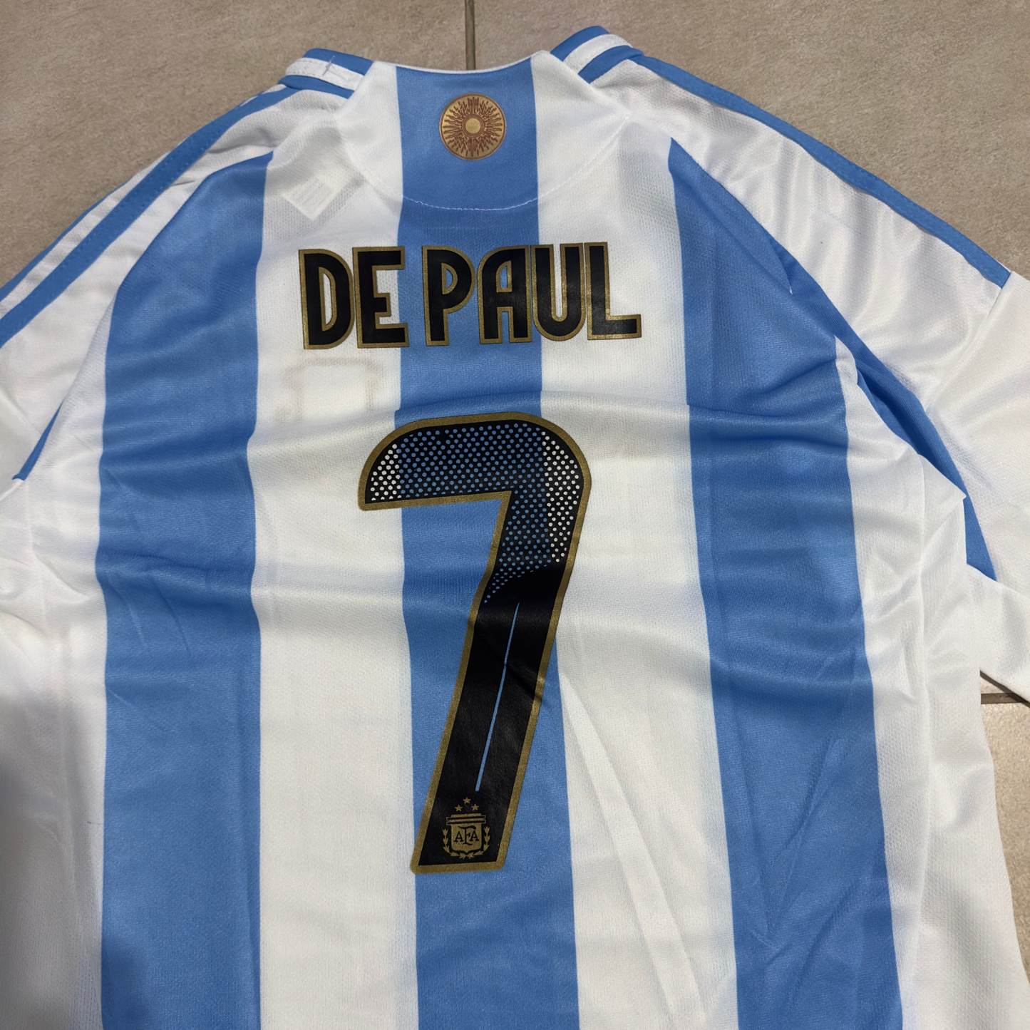 CAMISETA SELECCION ARGENTINA 2024/25 "7" (DE PAUL)