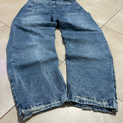 JEAN BAGGY SAIYAN BLUE