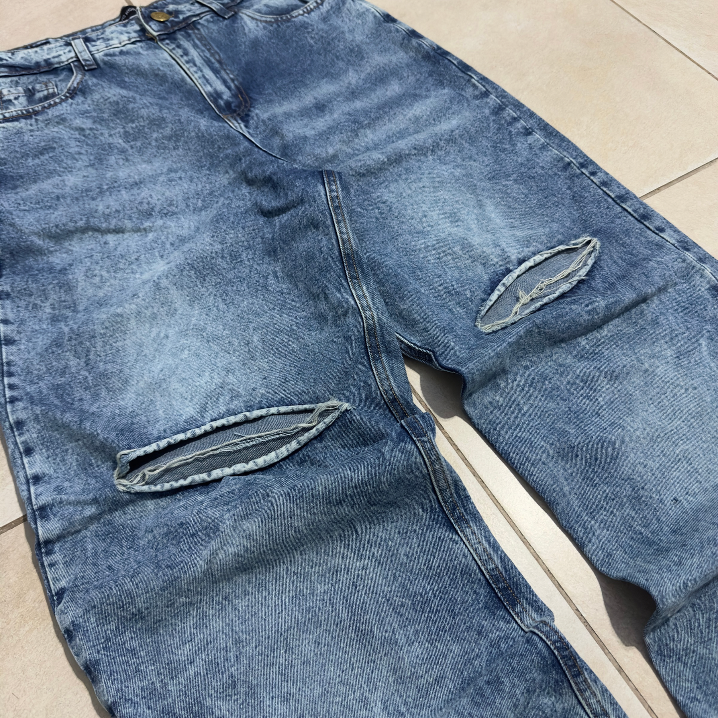 JEAN BAGGY SAIYAN BLUE