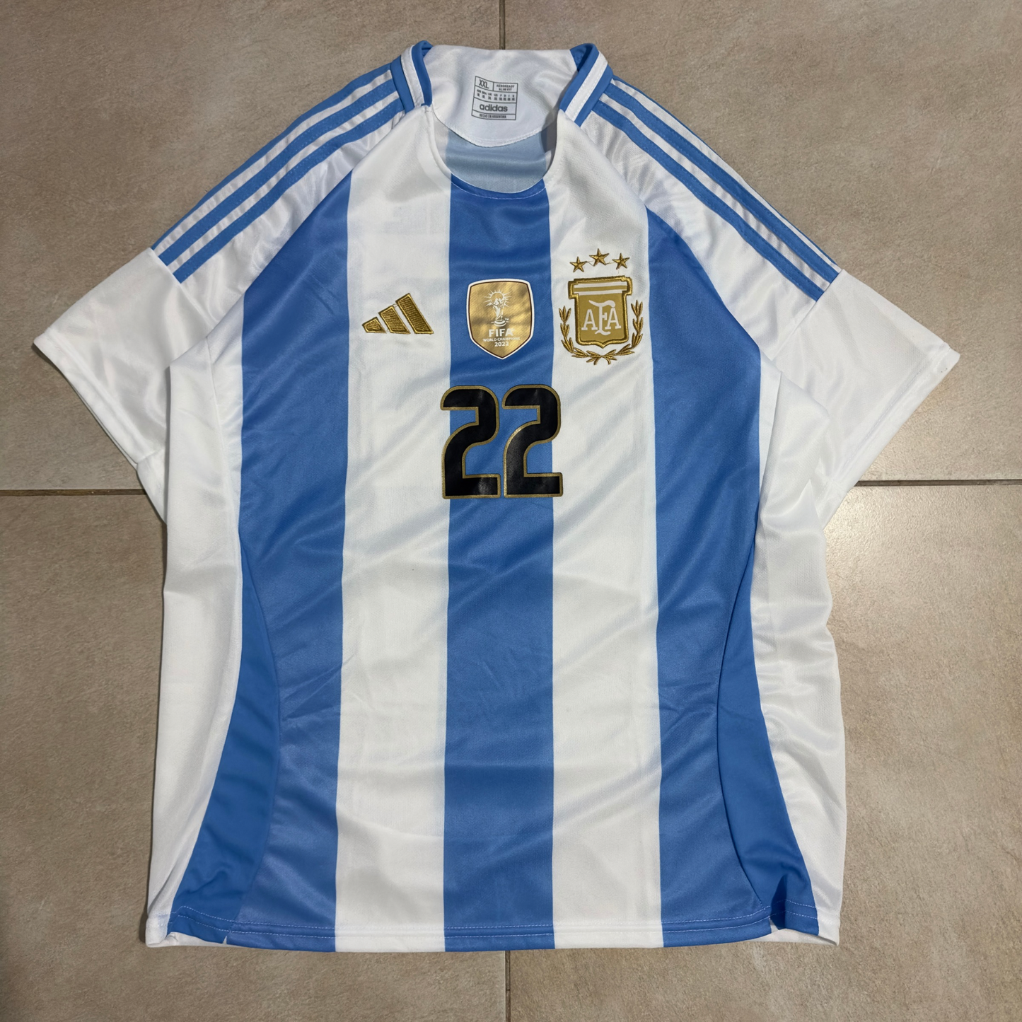 CAMISETA SELECCION ARGENTINA 2024/25 "22" (LAUTARO MARTINEZ)