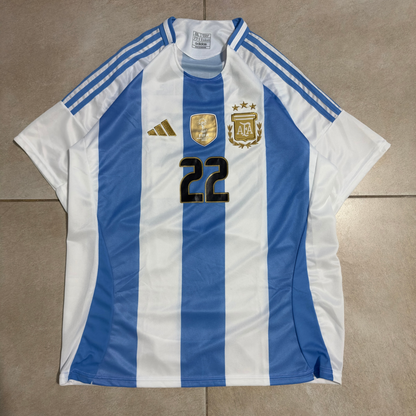 CAMISETA SELECCION ARGENTINA 2024/25 "22" (LAUTARO MARTINEZ)