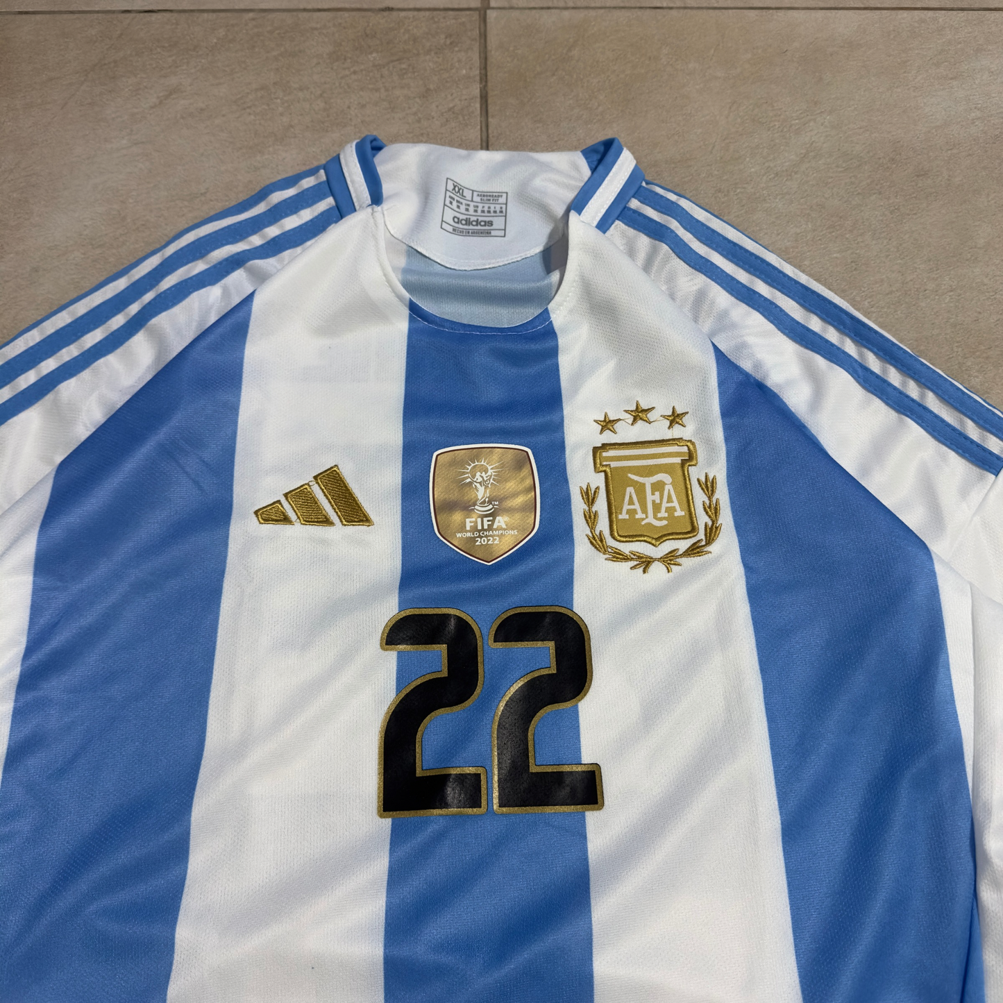 CAMISETA SELECCION ARGENTINA 2024/25 "22" (LAUTARO MARTINEZ)