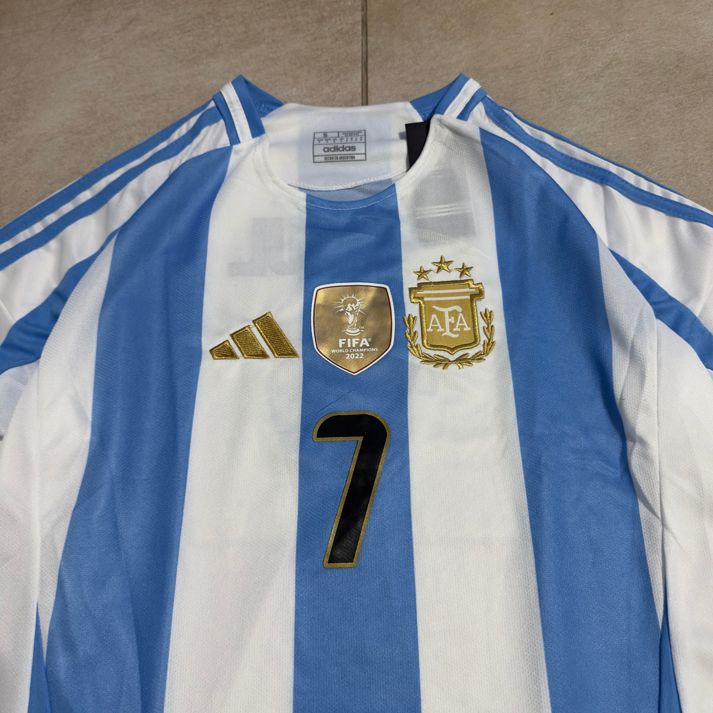 CAMISETA SELECCION ARGENTINA 2024/25 "7" (DE PAUL)