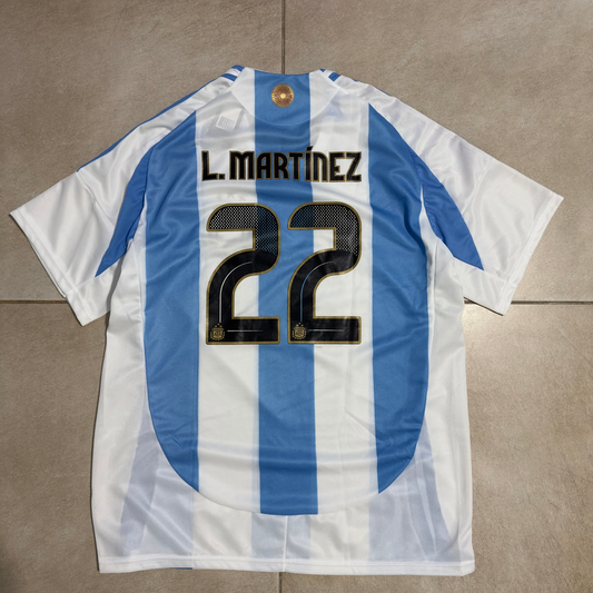 CAMISETA SELECCION ARGENTINA 2024/25 "22" (LAUTARO MARTINEZ)