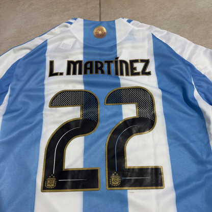 CAMISETA SELECCION ARGENTINA 2024/25 "22" (LAUTARO MARTINEZ)